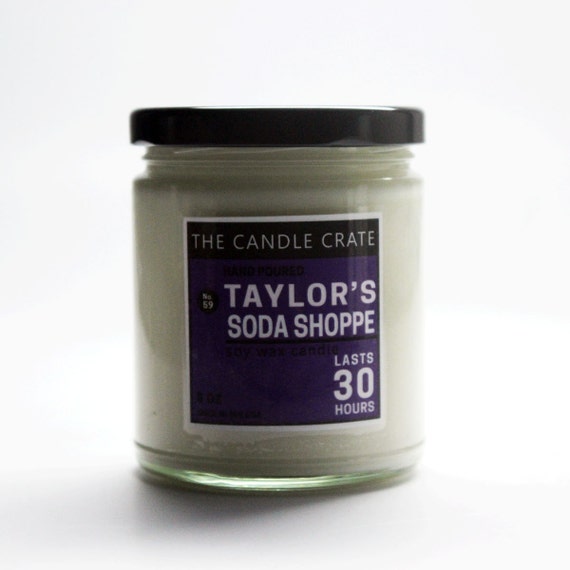 Taylors Soda Shoppe Gilmore Girls 8 Ounce Soy Wax Candle