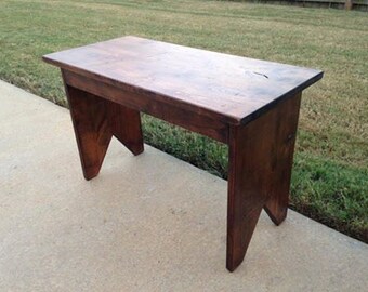 distressed rustic end tables