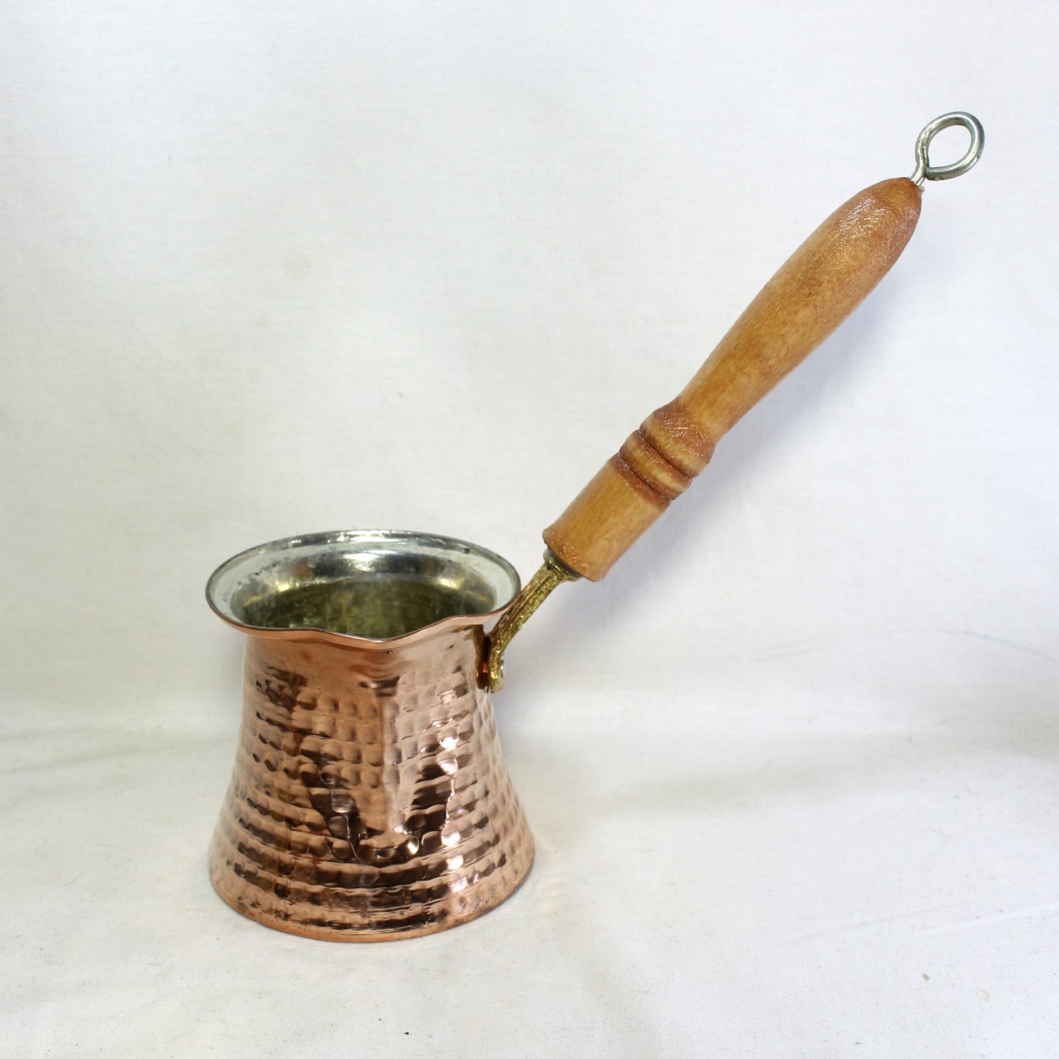 Handmade copper traditional Turkish cezve coffee pot by ...