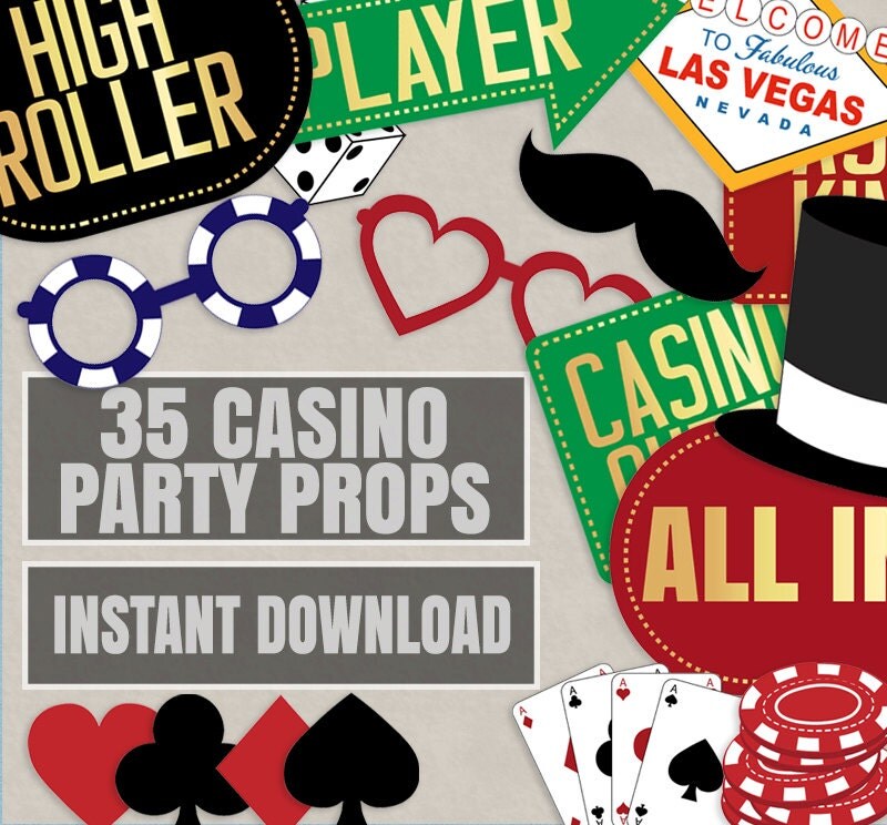 Casino party theme supplies