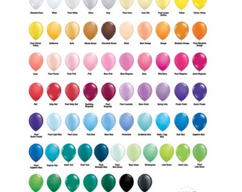 16 Inch Round Latex Balloons Solid Colors 10/pkg