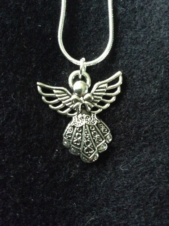 Angel pendant necklace 5 by LewsleyAndDavies on Etsy