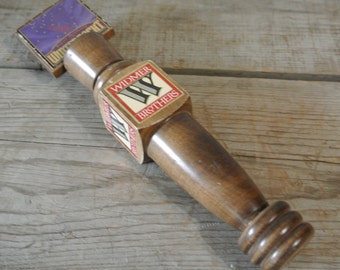 Wooden Beer Tap Handle, Widmer Beer Tap Handle, Portland Oregon, Beer Collectible.