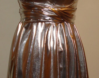 Wet look dress | Etsy