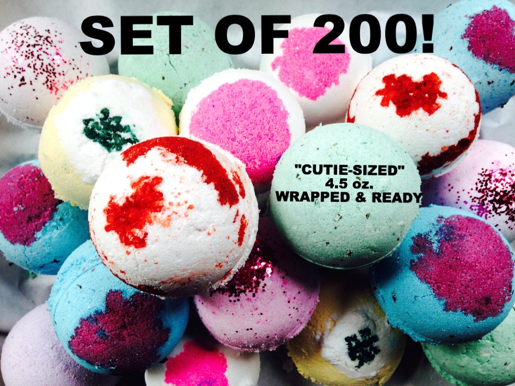 Wholesale Private Label Bath Bombs Set of 200 FREE SHIPPING