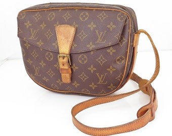Items similar to VINTAGE Louis VUITTON leather crossbody hobo handbag/bag/purse on Etsy