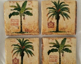 palm tree coasters | etsy palm tree coasters | etsy