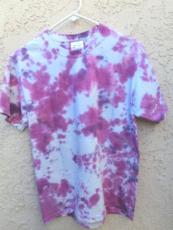 A25 Tie Dye T-shirt Pink and purple abstract t-shirt by 710visuals