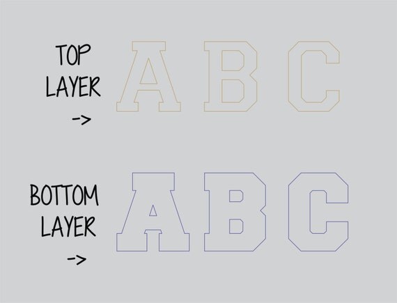 Download Svg SPORTS VARSITY FONT Layered Digital Cutting Files Svg ...