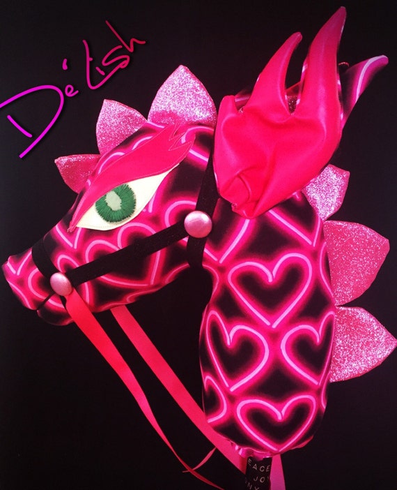 Items similar to Handmade Hobby Dragon Custom Stick Horse Hobby Horse