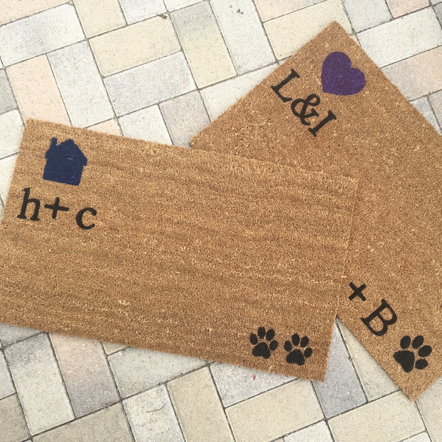Custom Initials Doormat / Personalized Doormat / Custom Name