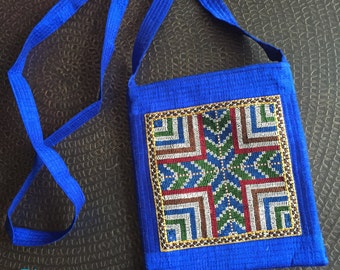 SALE - was 53.24 Handmade Bag, Embroidered Bag, Tribal bag, Messanger bag, Sling bag, Cross body Bag