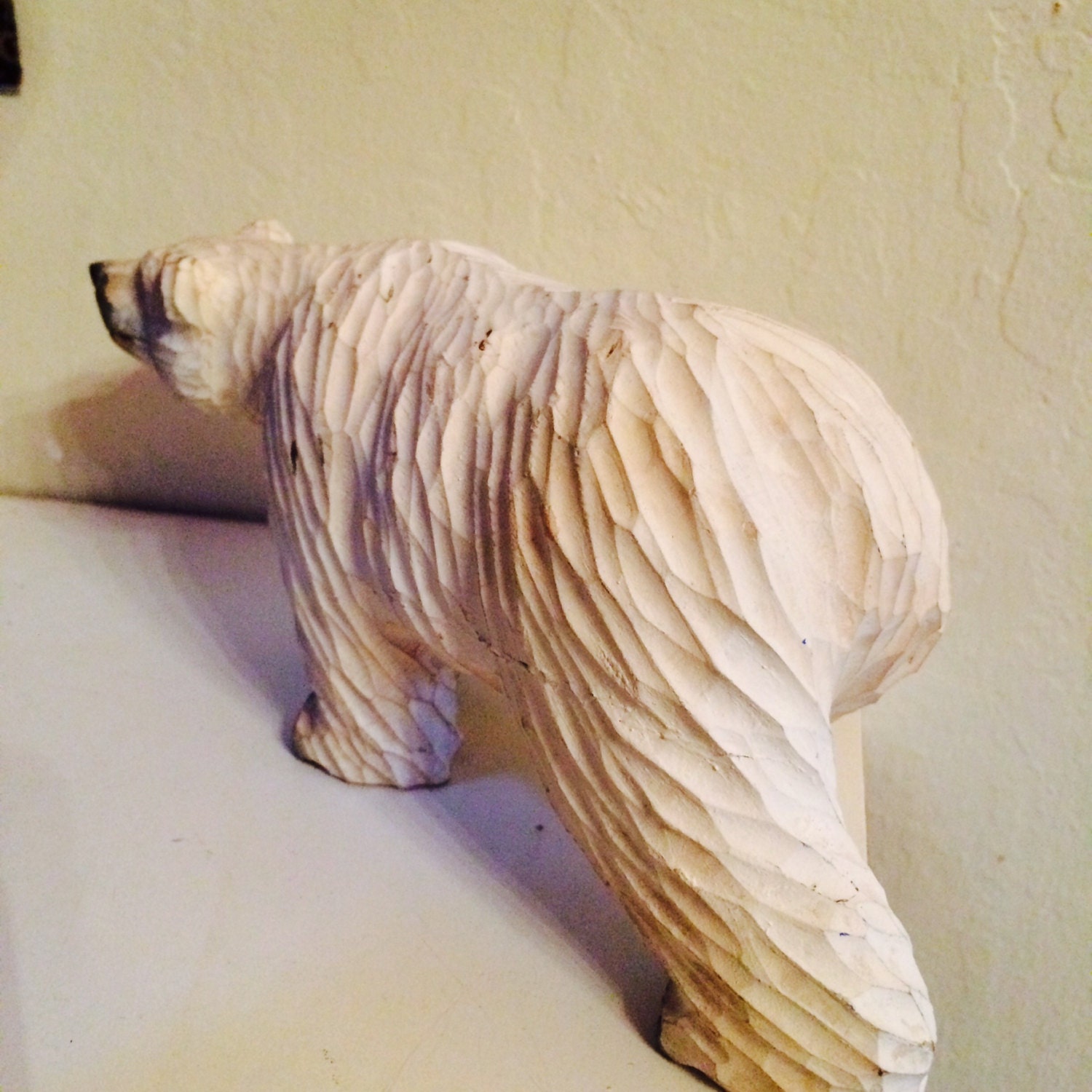 wood bear figurine