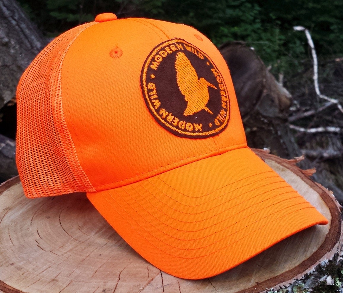 Woodcock Modern Wild Patch Blaze Orange Trucker Cap