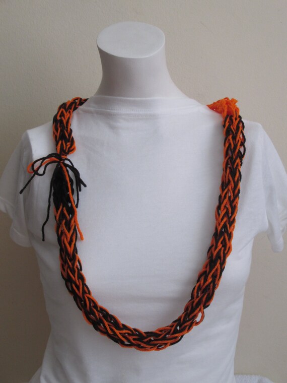 Buy 1 Get 2 Free 5 Finger Yarn Lei with flower on the by LeisbyVan