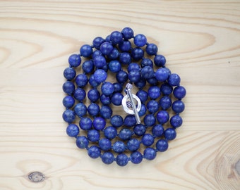 long lapis lazuli necklace / Lapis Lazuli / Lapis necklace / lapis bead necklace / gift boho necklace for wife