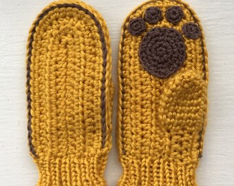 Daniel Tiger matching mittens