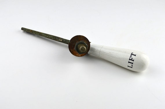 porcelain toilet handle