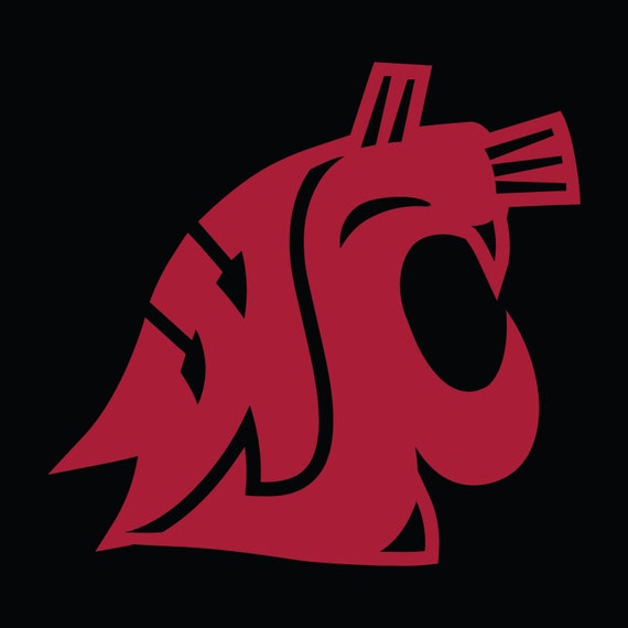 Washington State Cougars Logo LED Backlit Floating by SuperMetals