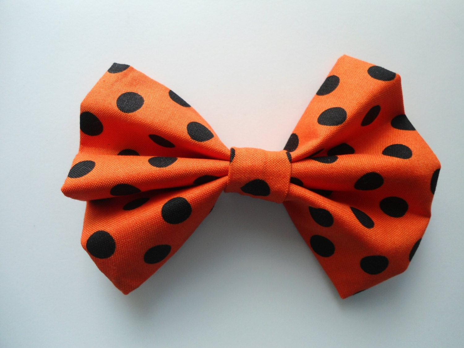Halloween Hair Bow Orange & Black Bow Orange Hair Bow