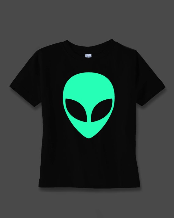 Glow in the Dark t shirt alien t shirt long sleeve by cadetseven