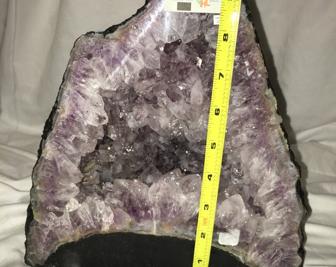 Amethyst & Quartz Crystal Geode- AAA Grade from Brazil Amethyst Crystal \ Reiki \ Healing Stone \ Amethyst Geode \ Raw Amethyst \ Chakra