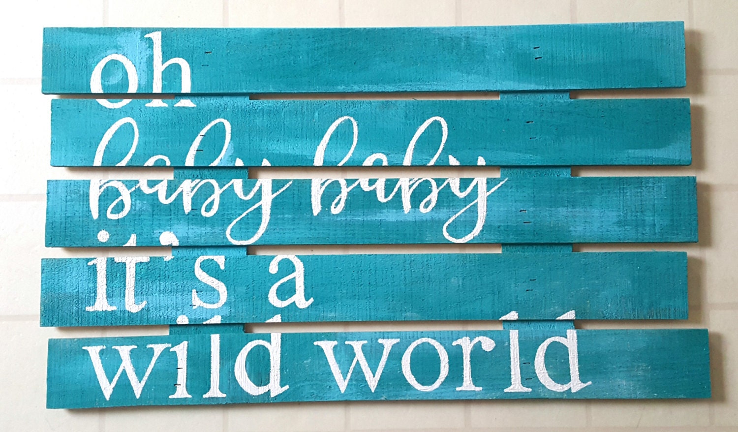 Oh Baby It S A Wild World Handpainted Pallet Nursery Like This Item