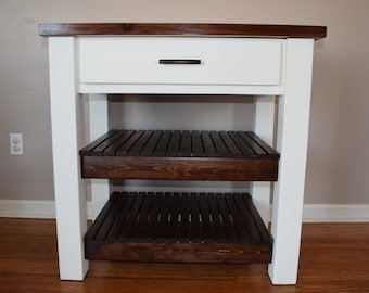 Farmhouse Kitchen Island - Custom Built