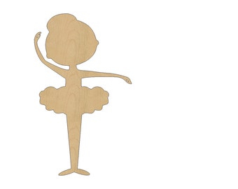 Laser cut wood ballerina – Etsy