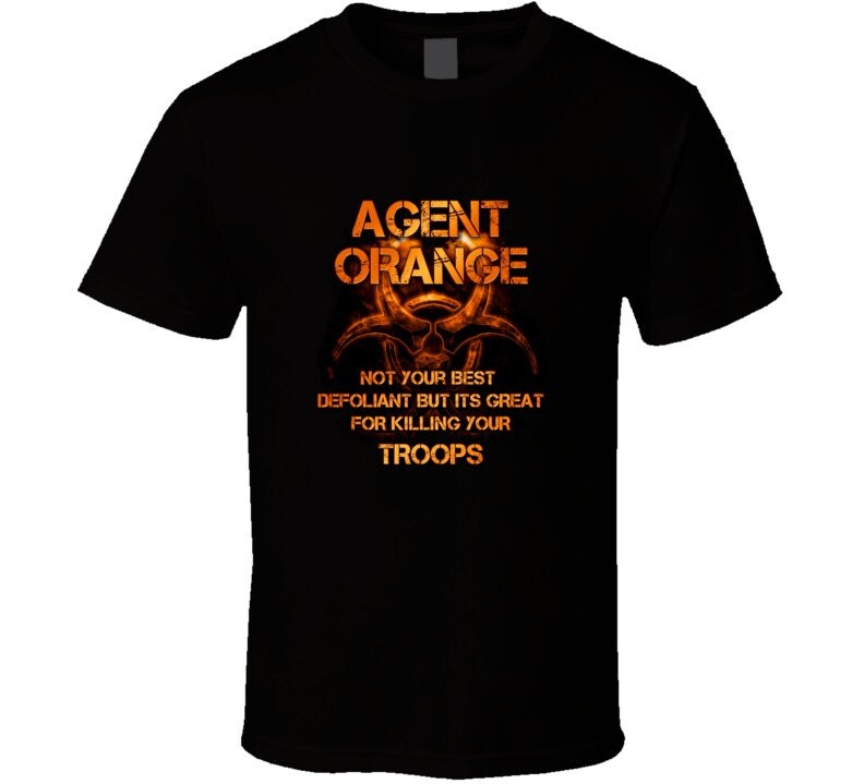 Agent Orange t-shirt. Agent Orange tshirt for him or by TeeDino