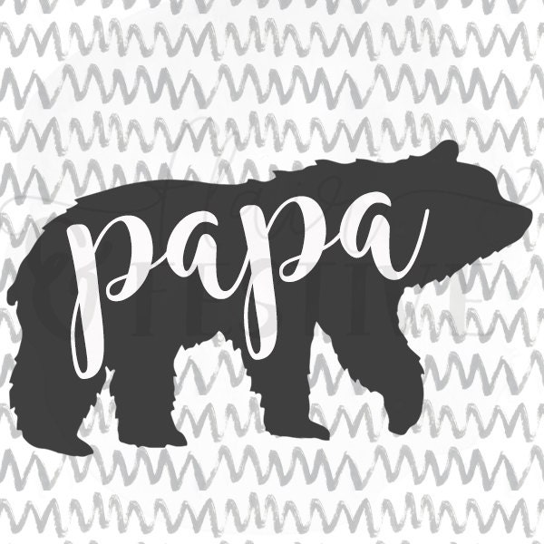 Download Papa Bear SVG Cut File Silhouette SVG Cricut by ...