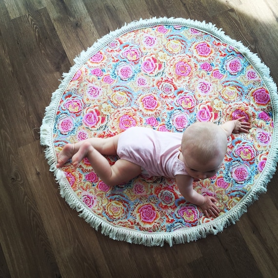 Baby play mat tummy time mat tummy time rug padded baby