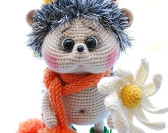 rainbow hedgehog stuffed animal