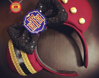Hollywood Tower Hotel Bellhop Mickey Ear Headband