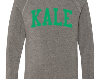 KALE Collegiate Inspired Gray Sweatshirt