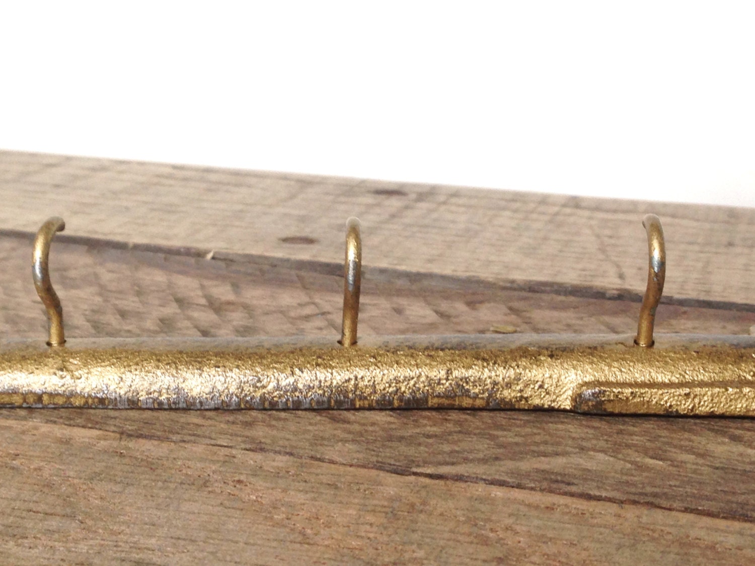 Gold Gun Key Hook Wall Key Holder Hunting by ShineBoxPrimitives