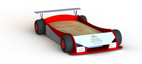 DIY plans twin Race car bed plans twin size