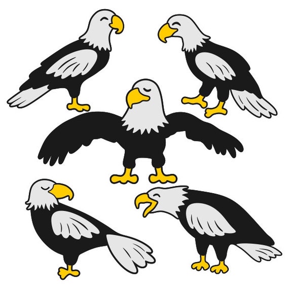 Download Bald Eagle American Cuttable Designs SVG DXF EPS use with