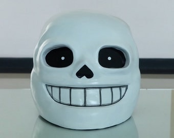 1:1 Scale Wearable Halloween Costume Cosplay Movie Game Prop, Undertale Sans Helmet Mask #513
