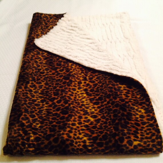 Leopard Print Baby Blanket