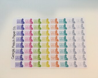 Pregnancy Planner Stickers/Expecting Mother Stickers- Erin Condern/ MAMBI Happy Planner/Plum Paper Planner
