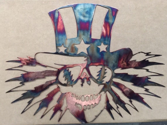 Grateful Dead deadhead metal art decoration decor sign