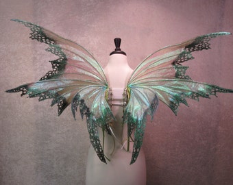 Made to Order - Iridescent Absinthe Adult Fairy Wings