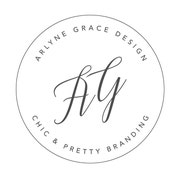 Chic & Pretty Branding by ArlyneGraceDesign on Etsy