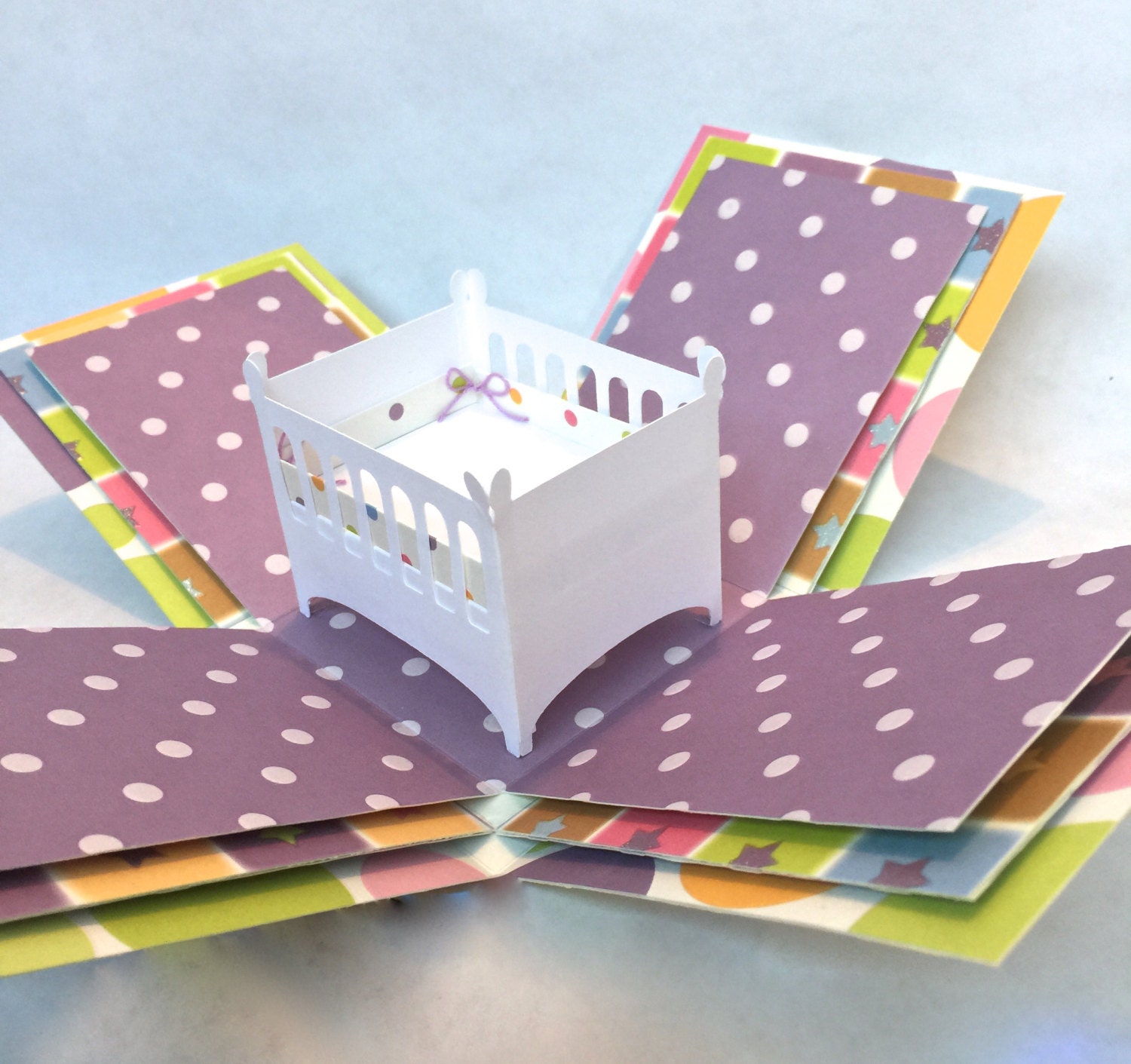 Pregnancy Announcement Explosion Box Photo Album Exploding