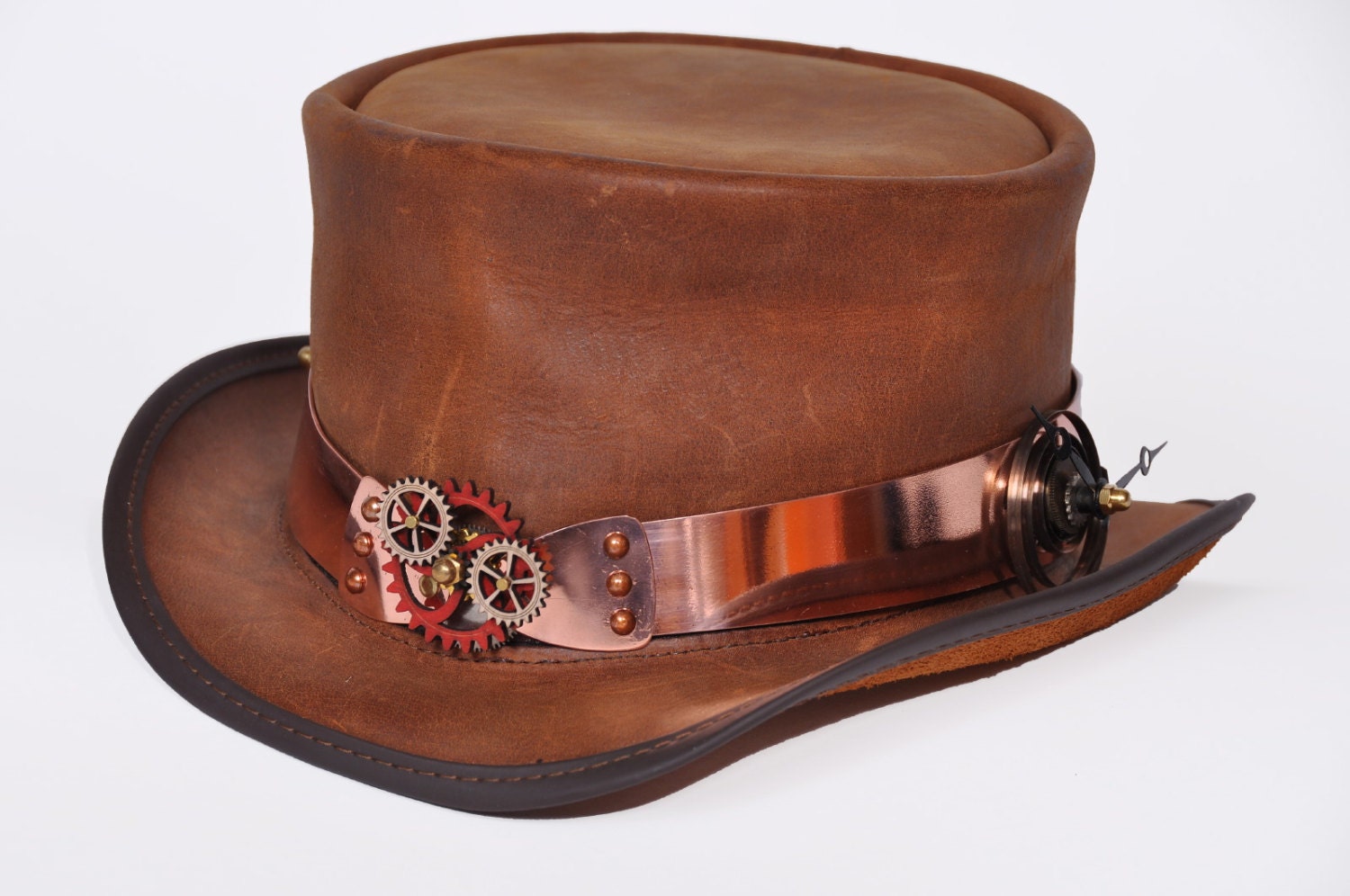 Steampunk/Western Copper Hat Bands Custom Made