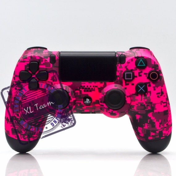 PS4 Controller Playstation 4 DualShock 4 Custom Pink Camo