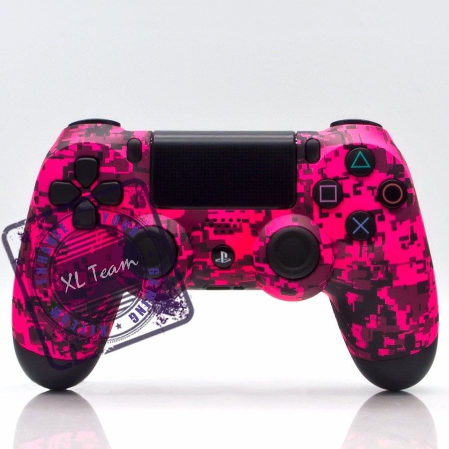 PS4 Controller Playstation 4 DualShock 4 Custom Pink Camo