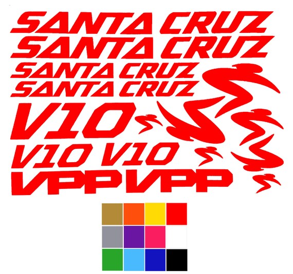 santa cruz bicycles stickers