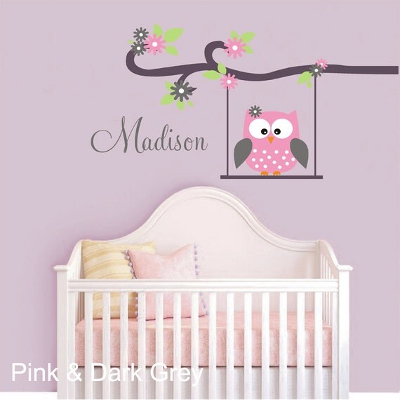 Owl Wall Decals Owl Wall Decor Owl by